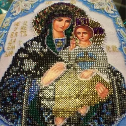 Święta Dziewica Maryja 5D obraz diamentowy DIY kryształowa ikona prawosławna figurka dekoracyjny haft krzyżykowy moda obrazy religijne