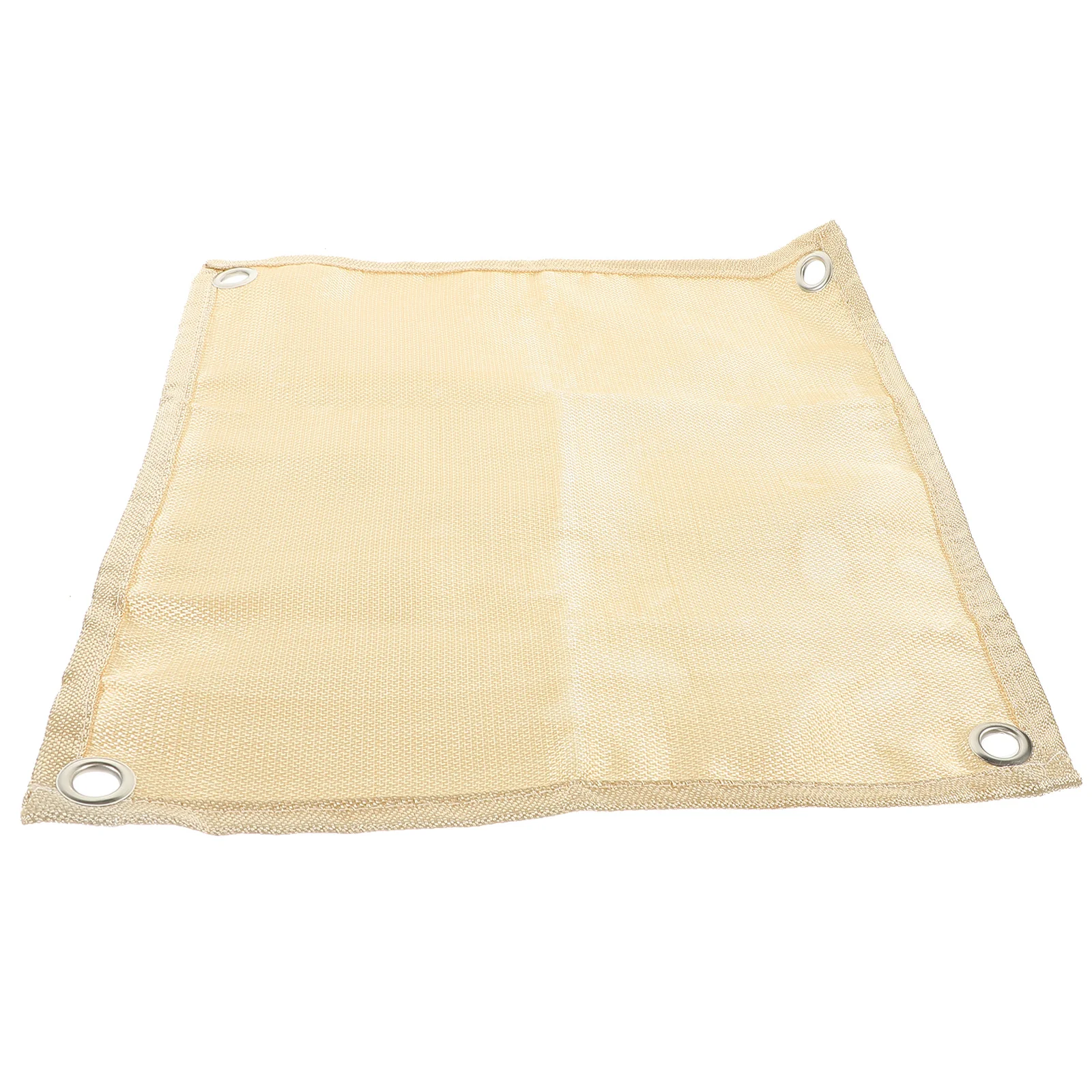 1 قطعة حصيرة عازلة للحريق قابلة للطي خفيفة الوزن مقاومة للحرارة أدوات المائدة تحديد الموقع مع قماش الألياف الزجاجية المقاومة للحريق للتخييم #4