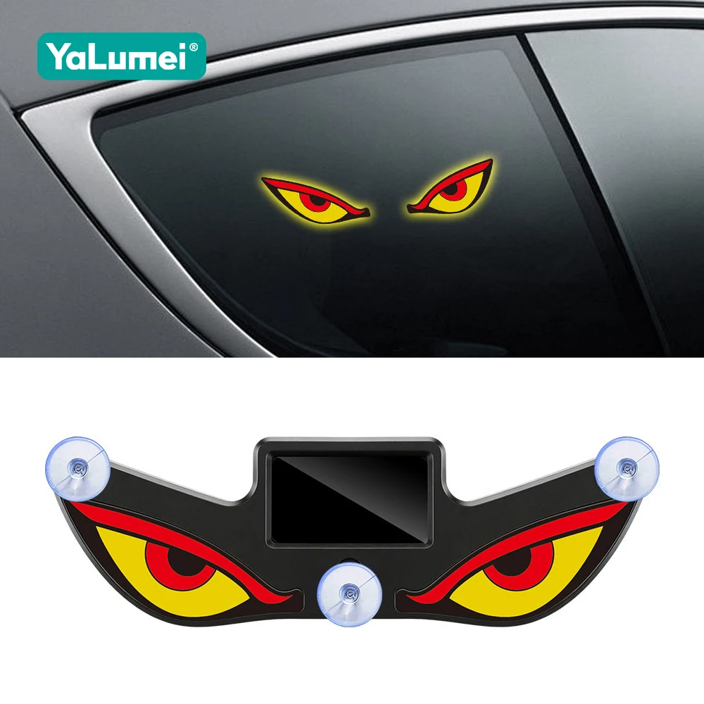 For Skoda Octavia 2 3 5 A7 A5 Pro A8 MK4 2004-2018 2019 2020 2021 2022 2023 2024 2025 2026 Car Solar Devil Eye Warning Light