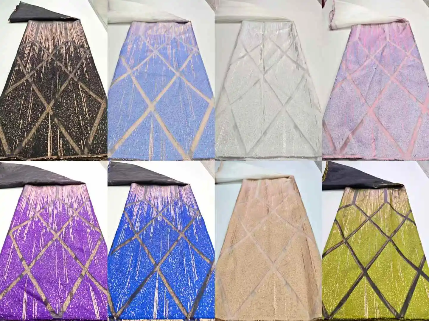 ไนจีเรียผ้าลูกไม้ Jacquard สีขาว 2025 คุณภาพสูงแอฟริกันผ้าลูกไม้และผ้าหรูหราชุดปาร์ตี้สําหรับผู้หญิงเย็บ