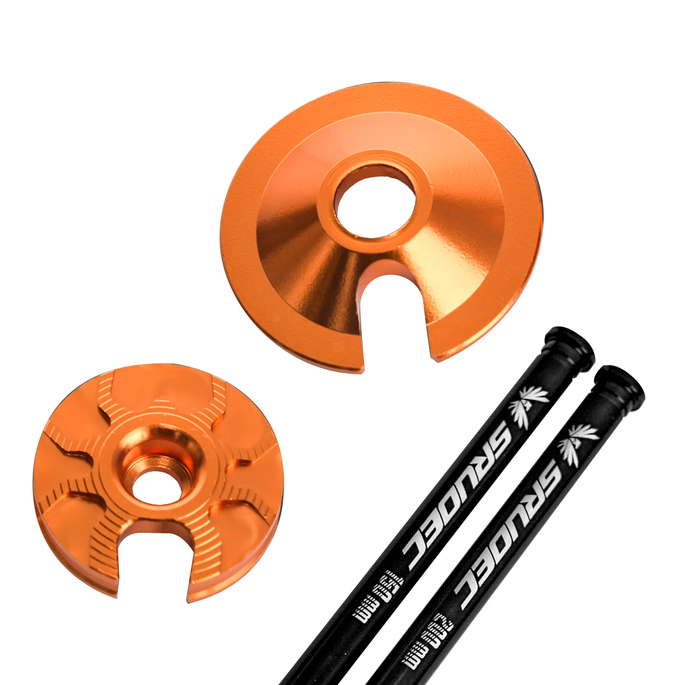 AliExpress SRUOEC KRSEC Aluminum Alloy MTB Mountain Bike Headset Stem Cap Fork Lifting Core 15cm or 20cm, High Strength Bowl Set Cover, 6 Colors