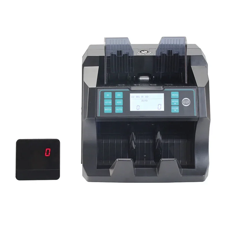 Black Money Counting Machine Banknote Counterfeit Bill Counters Fake Money Detector For USD/EUR/ILS