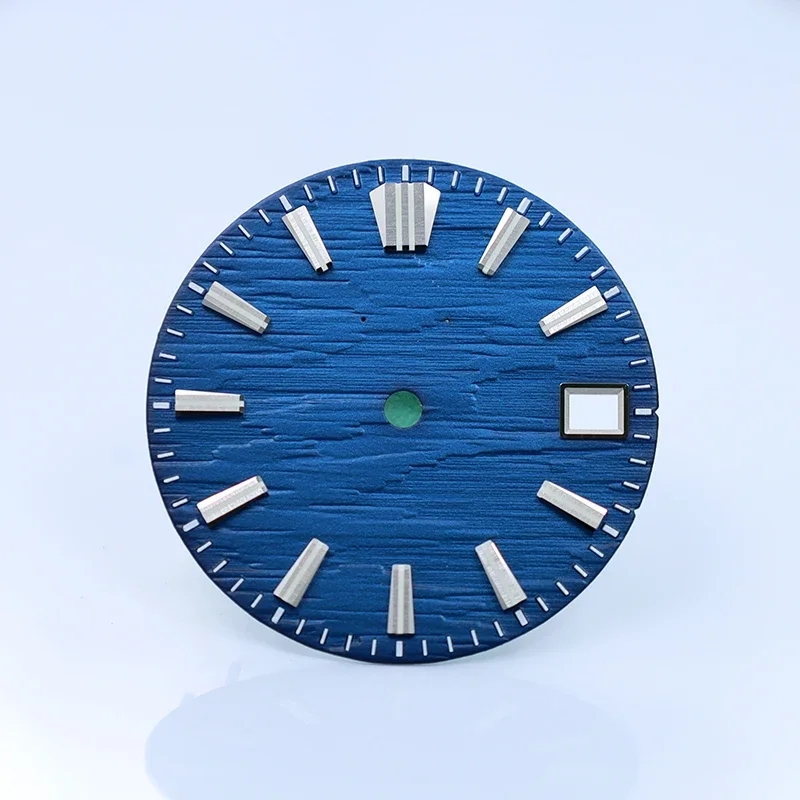 PELEUS New Birch Blue Lume Dial for NH34A Movement 28.5mm Watch Parts More Universal BGW9 Lume Mod NH34