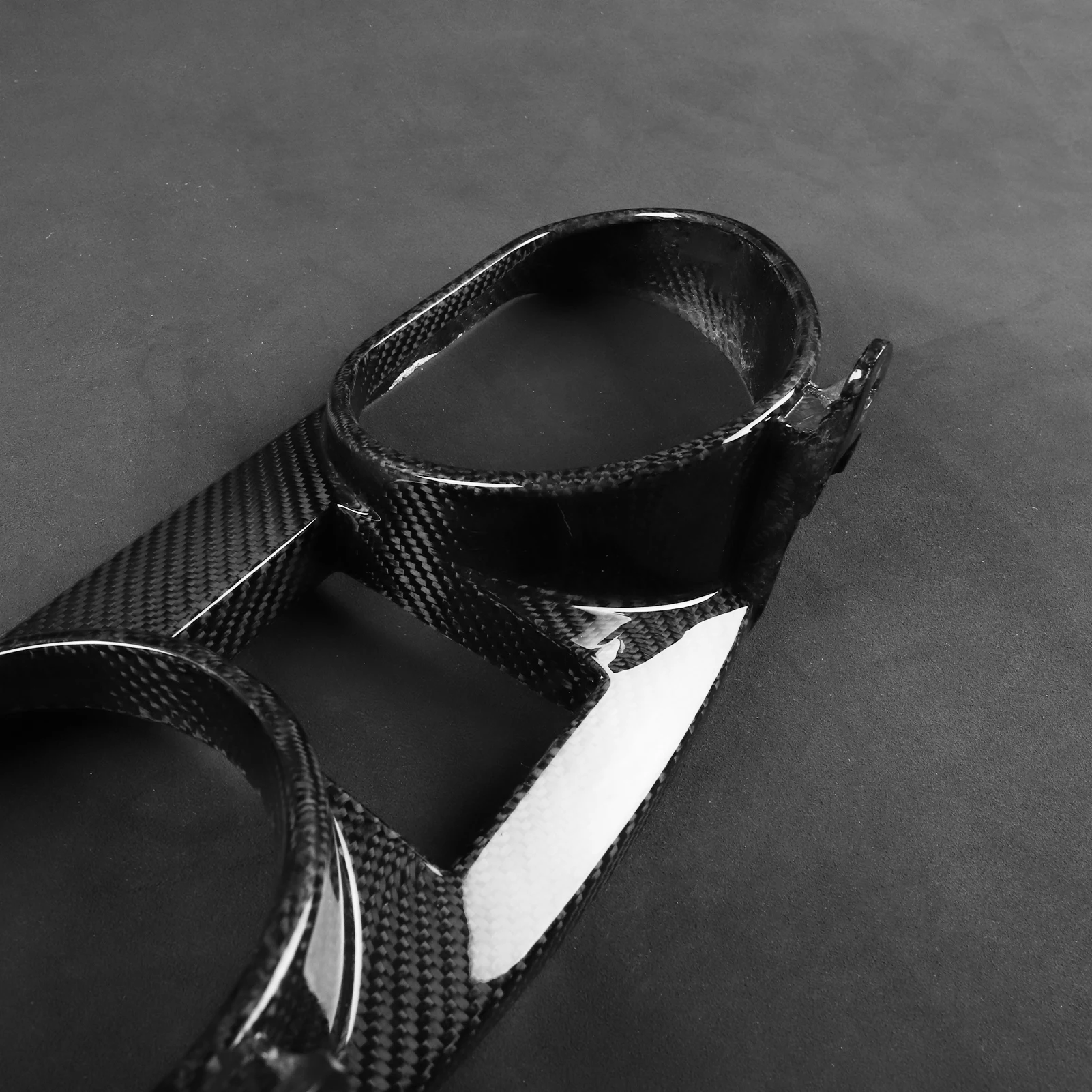 ل Maserati GranTurismo GranCabrio MC Stradale Quattroporte GTS ضبط ألياف الكربون عداد السرعة أداة عرض الملحقات #3