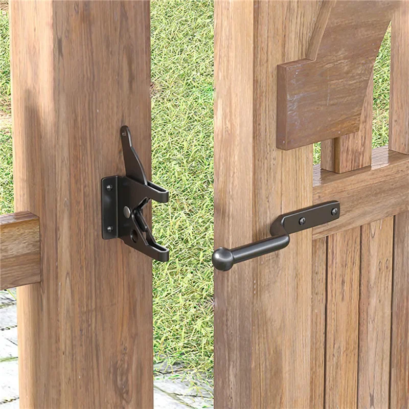 

Door Lock Buckle Guard Latch Bolt Hinge Bolt Iron Bolt Toggle Latch Sliding Barn Door Bolt Black Galvanized Iron Right Barn Lock