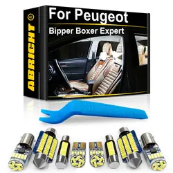 Car LED Interior Light Canbus For Peugeot Bipper Boxer Expert 2003 2006 2007 2008 2010 2016 2017 2018 2019 2020 2021 Accessories