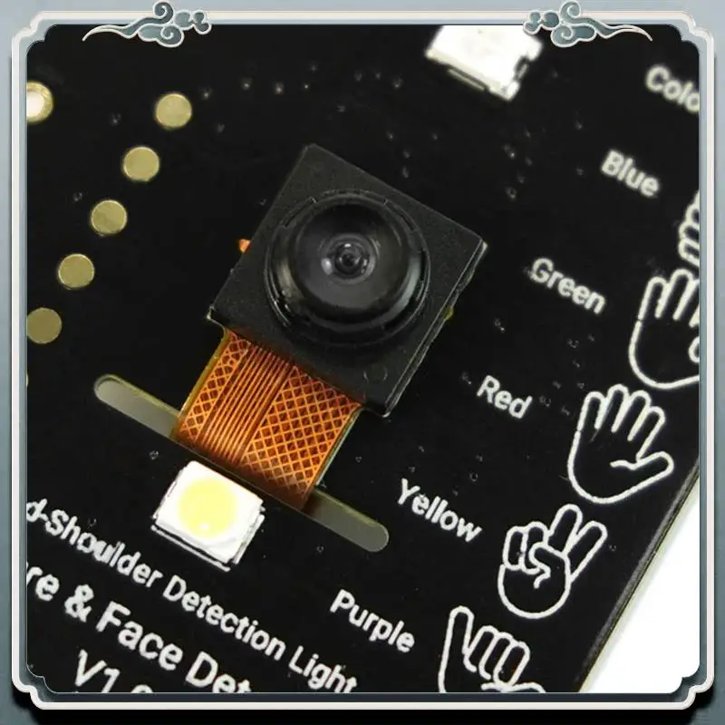 Sensor de gesto visual AI premium Sensor de rastreamento de presença humana visual AI Sensor de alcance de 5 gestos