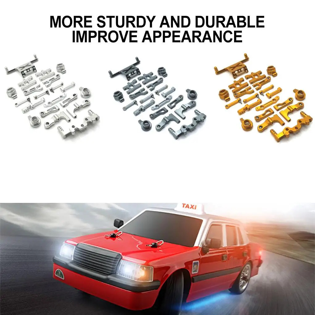 1/16 سبائك الألومنيوم تصلب المعادن ترقية طقم قطع غيار معدنية ل MN MN38 RC جزء السيارة RC اكسسوارات السيارات استبدال أجزاء