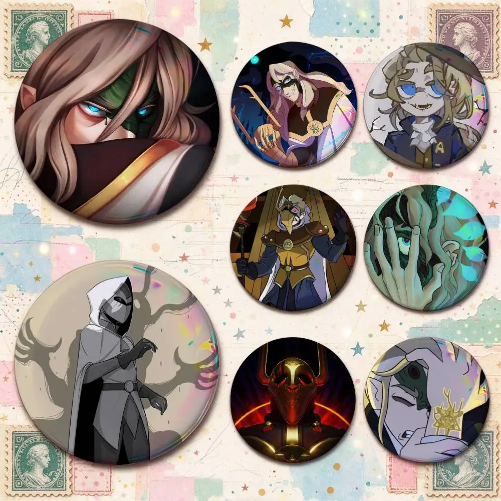 E-Emperor B-Belos H-Hunter The Owl House 25mm 32mm 44mm 58mm Anime Badges Brooches DIY Pins Decorations Birthday Gifts