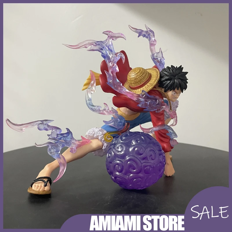 

10 см One Piece LX Series Gear 2 Ника Луффи Фигурка Smashing Pose с Дьявольскими фруктами Аниме Статуя Модель Рождественский подарок на день рождения Игрушка