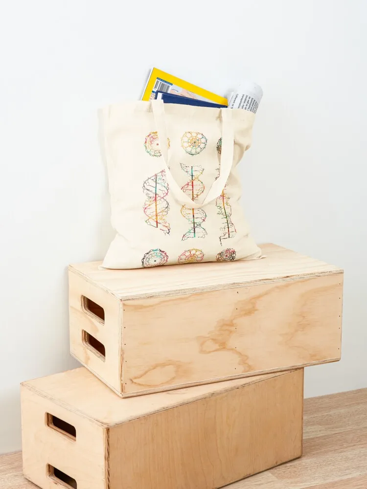 DNA helix conformation Tote Bag cute pouch bag hand bag ladies tote canvas ecological bags
