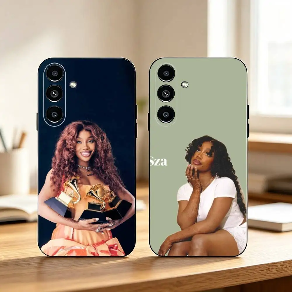 S-Singer SZA S-Solana  Phone Case For Samsung Galaxy A73,A72,A71,A70,A53,A52,A51,Others Soft Black Cover Gift