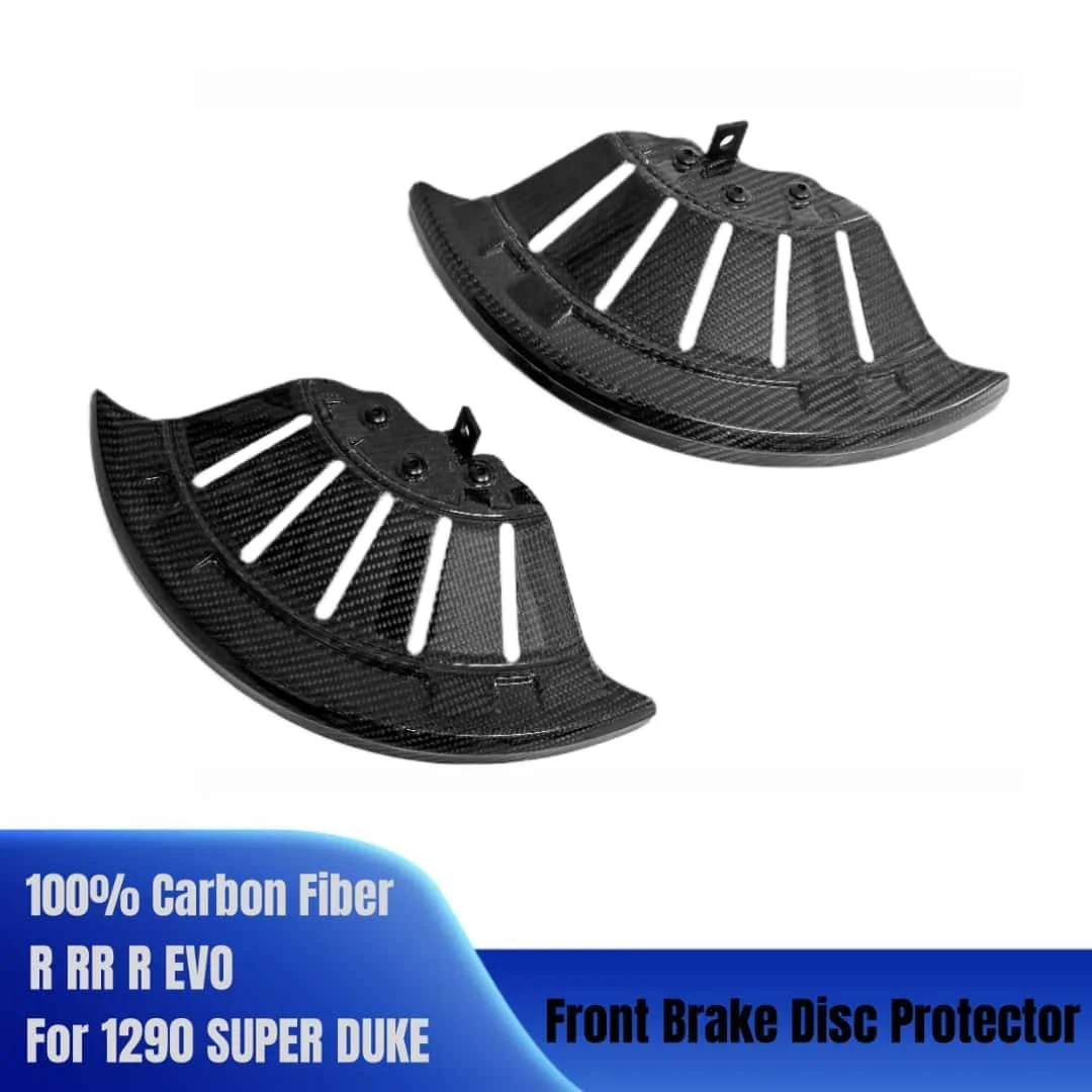 For KTM SUPER DUKE 1290 Super Duke R RR R EVO 100% Carbon Fiber Motorcycle Fairing Front Brake Disc Protector