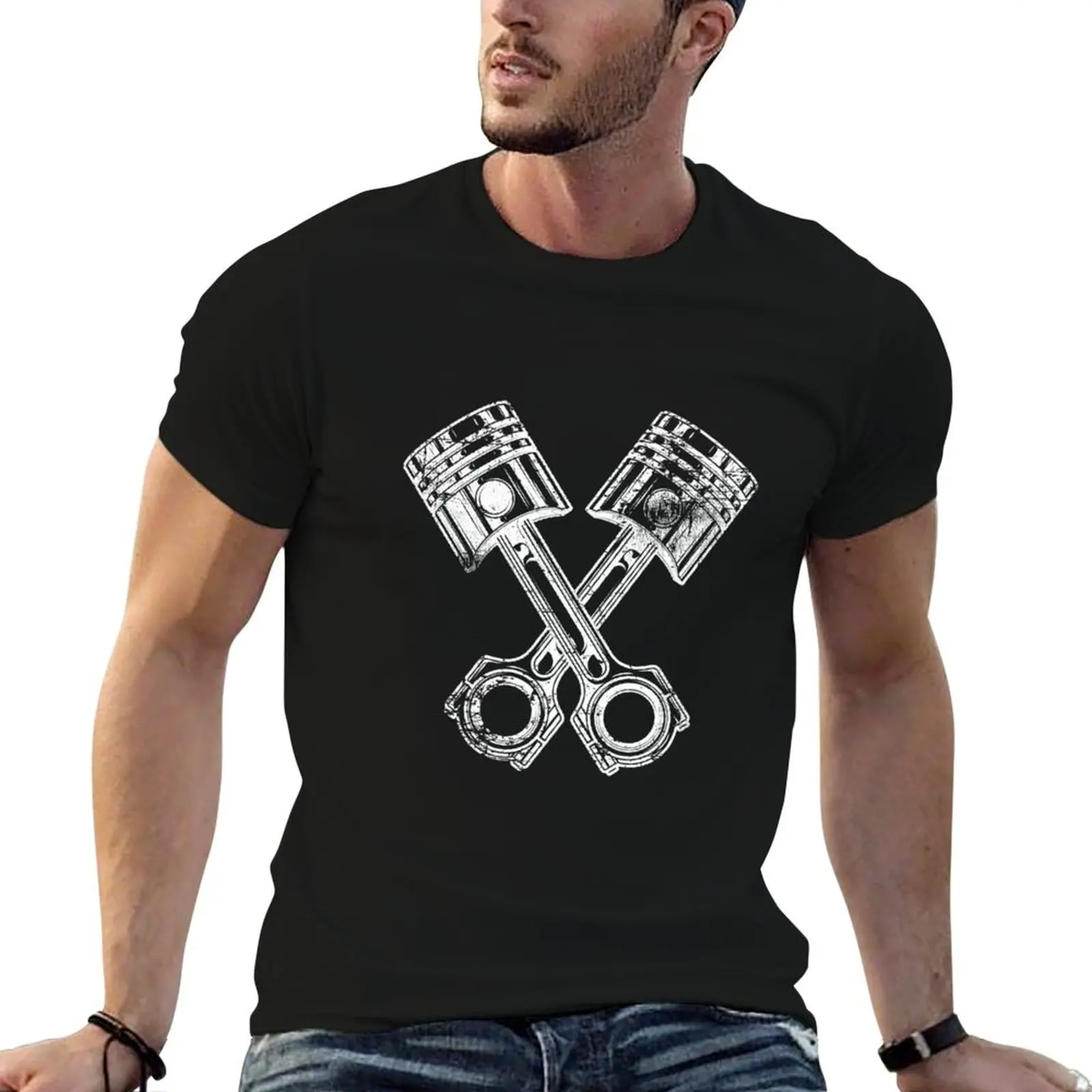 Pistons T-Shirt cotton graphic tees football t shirt men graphic t shirts