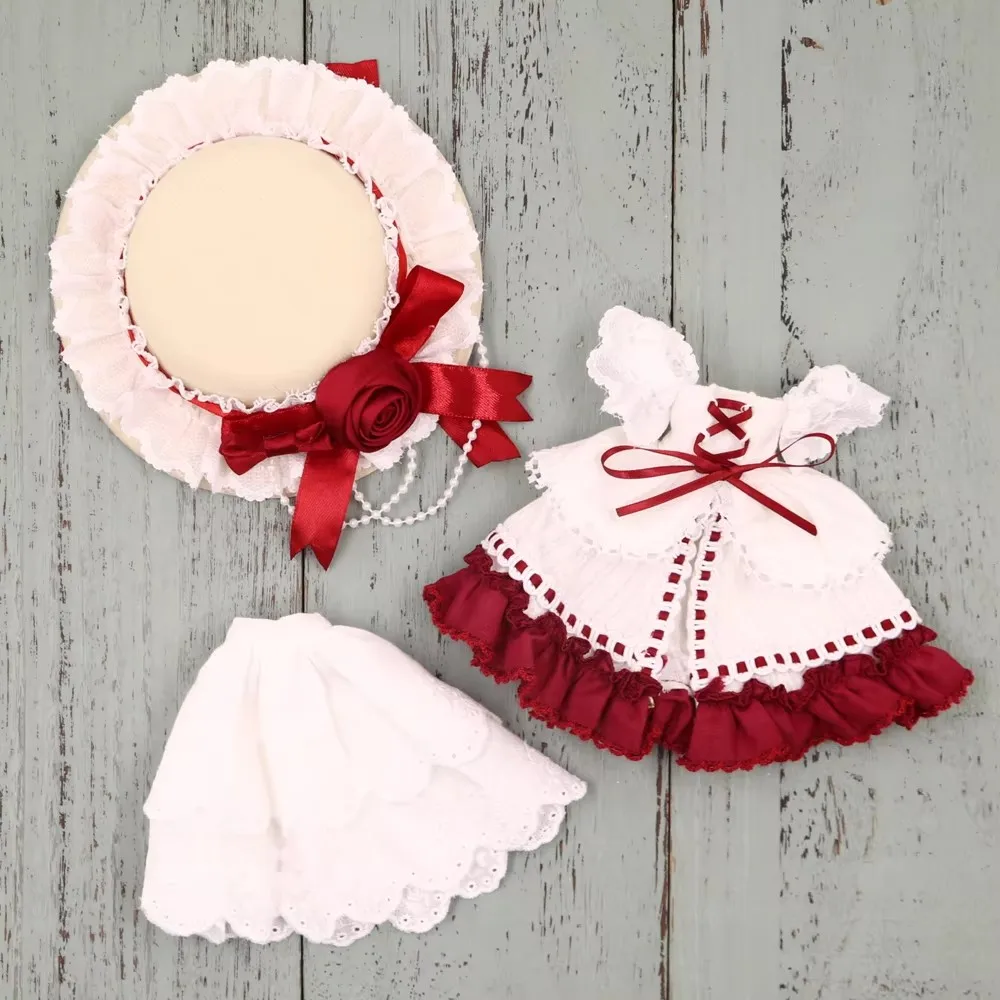 Outfits For ICY DBS Blyth Doll Cow Boy Clothes Vintage Palace Dress Suit 1/6 BJD Anime Girl