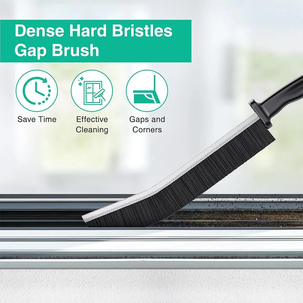 6/3pcs Multipurpose Gap Cleaning Brushes,Reusable Plastic Handle,Ideal for Outdoor,Bathroom,Toilet,Kitchen-No Electricity Needed