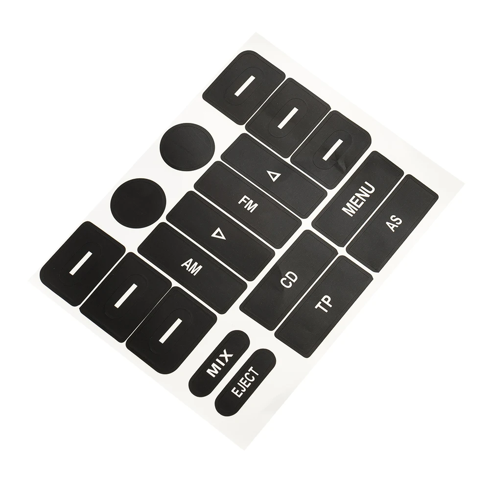 

For Golf MK5 Sticker Radio Button Repair Repair Sticker Brand New High Quality Front Button Repair Sticker Radio Accessory