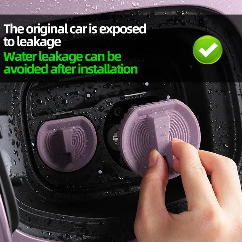 

Charging Port Magnetic Protection Cover Silicone Reusable Ev Charger Enclosure Protective Port Caps Waterproof Dust-proof Cover