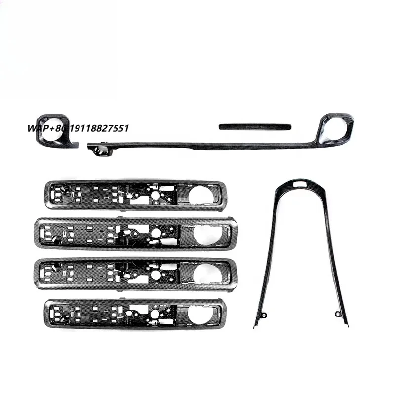 

2018-2022 Year G Class W463A W464 G500 G63 Interior Car Body Parts for W464 Central Control Cover Plate and Door Handle Covers