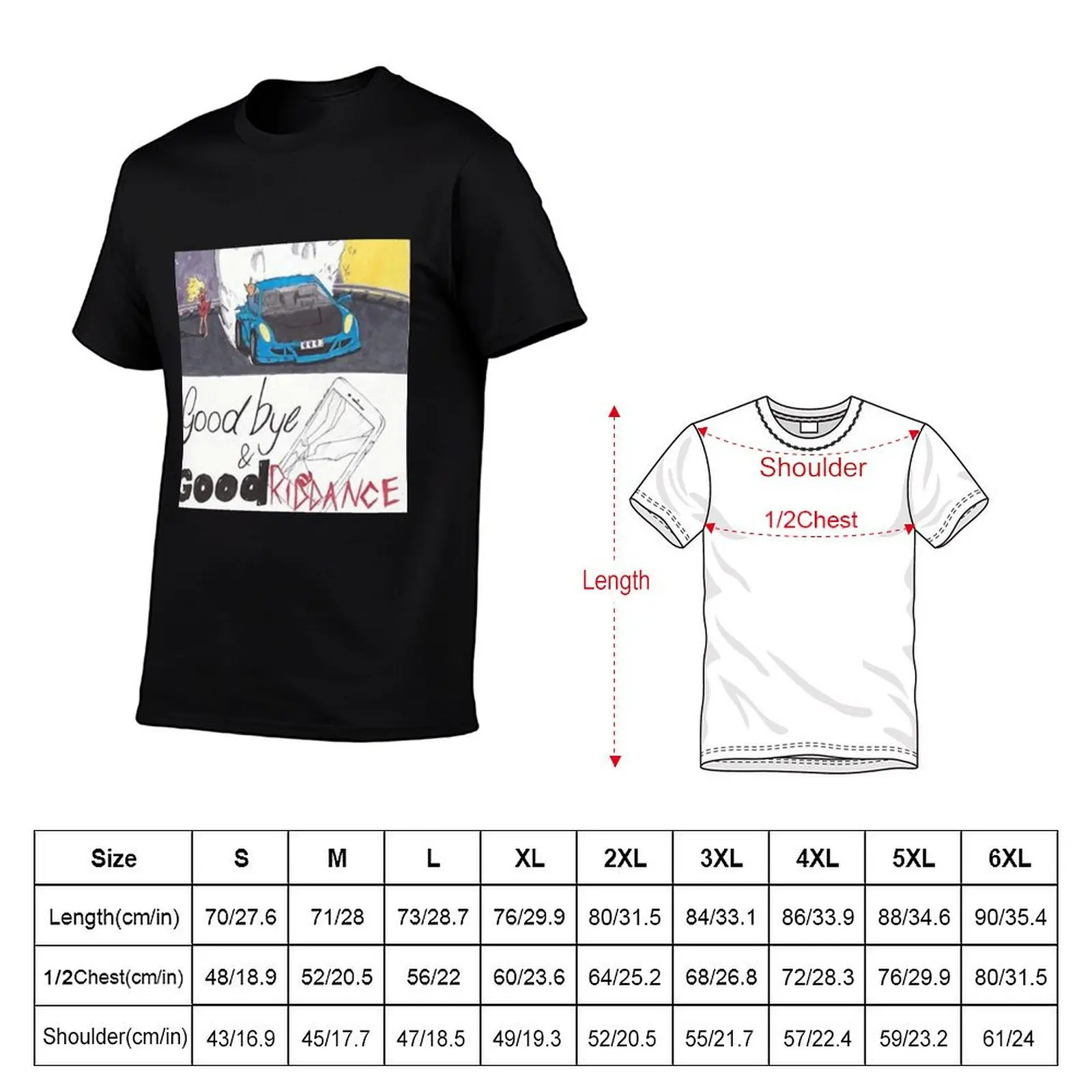 وداعا وجود ريدانس غلاف الألبوم الفن تي شيرت رجل التي شيرت تي شيرت شخصية تي شيرت مصمم تي شيرت