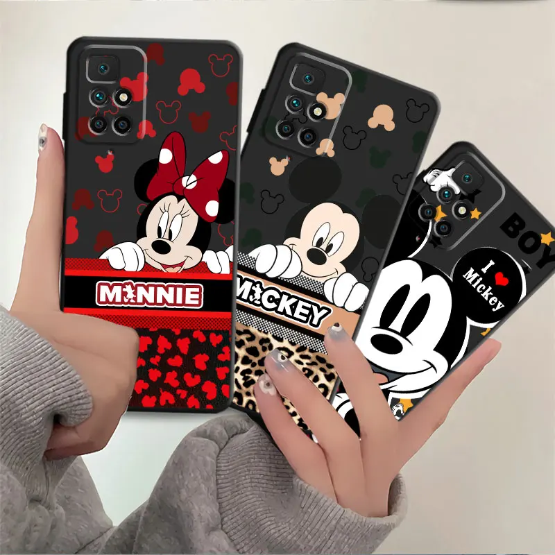 Custodia per telefono Mickey Minnie Mouse per Xiaomi Redmi Note 9S 8T 11 S 9 8 7 10 Lite 10S 11 Pro 11T 5G 4G Note11 Silicone Coque Soft