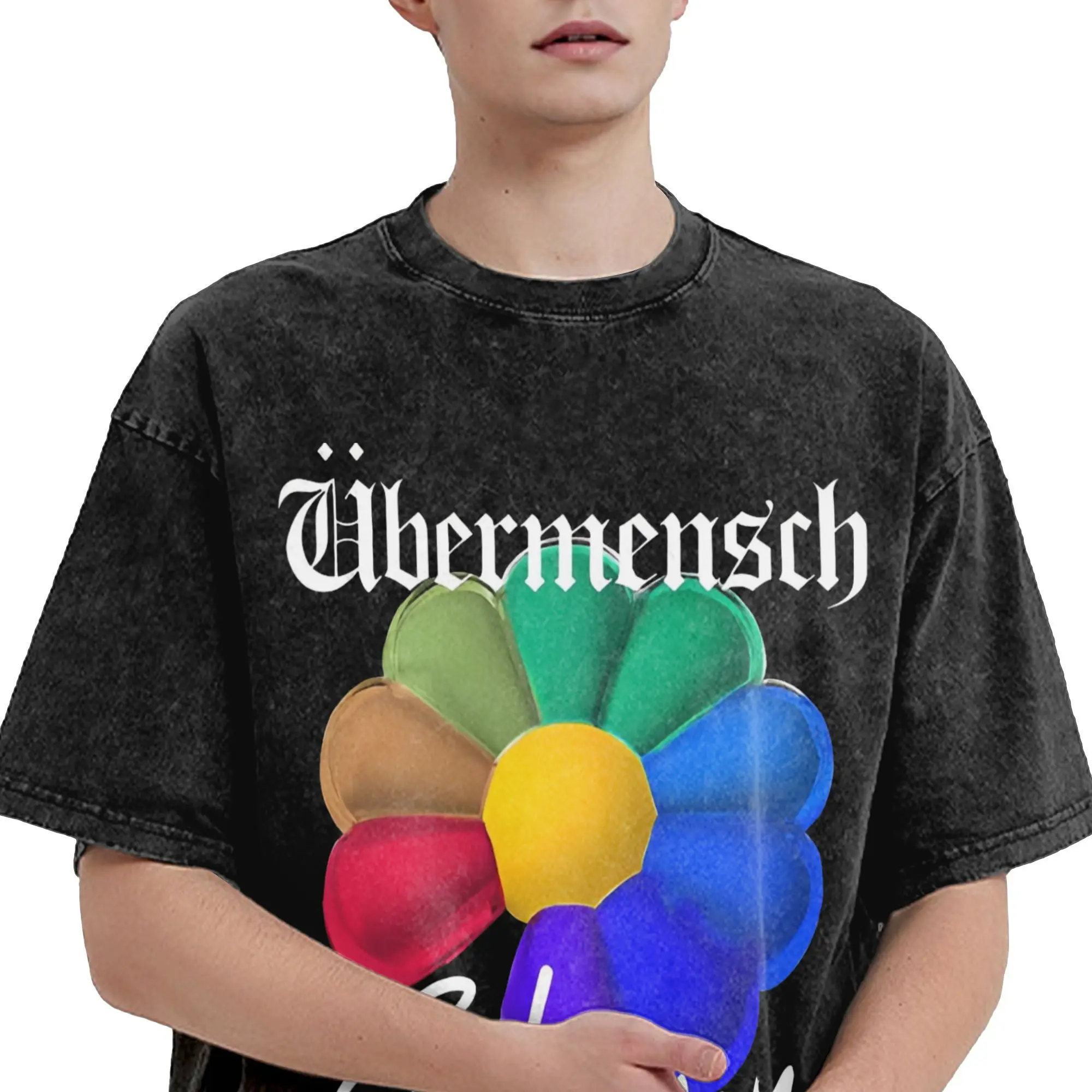 الرجال Ubermensch Gdragon جولة حول العالم 2025 تي شيرت ملابس الصيف تي شيرتات قصيرة الاكمام س الرقبة Harajuku المطبوعة التي شيرت رائجة البيع