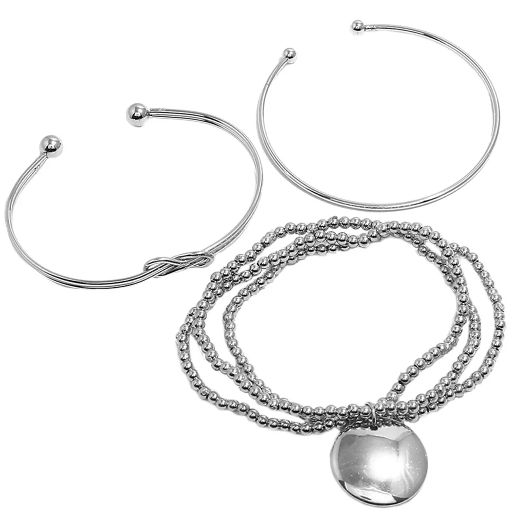 Jewelry Set Party Women Necklace 1SET Earrings Gift Halloween Christmas Bow Bracelet Set Bead Bracelet Set Bangle Bracelet Set