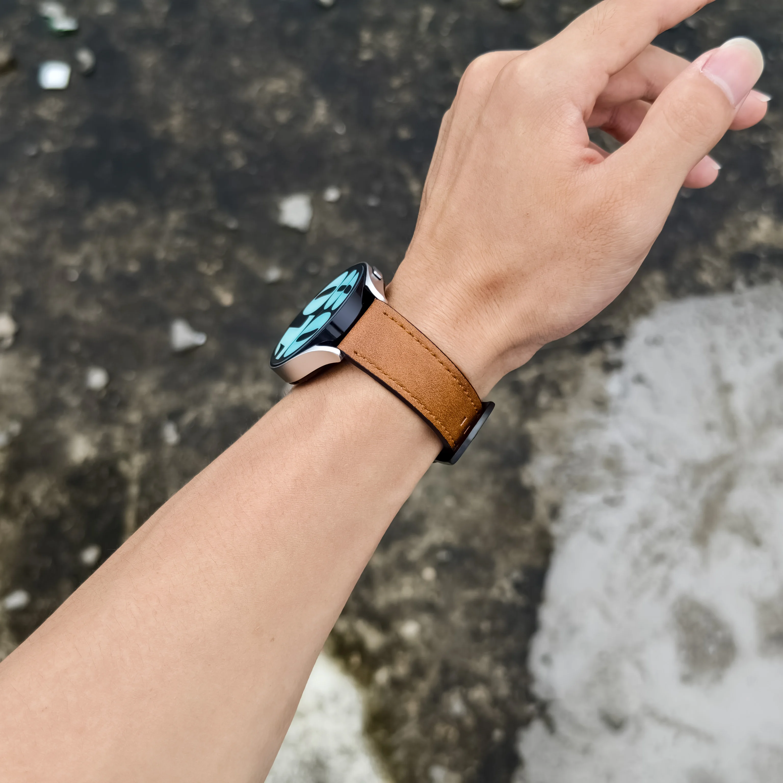 22mm Leather Strap for Redmi Watch 5/3 Active/Lite Band for Samsung Galaxy Watch 7 6 5 4 40mm 44mm 20mm Universal Bracelet
