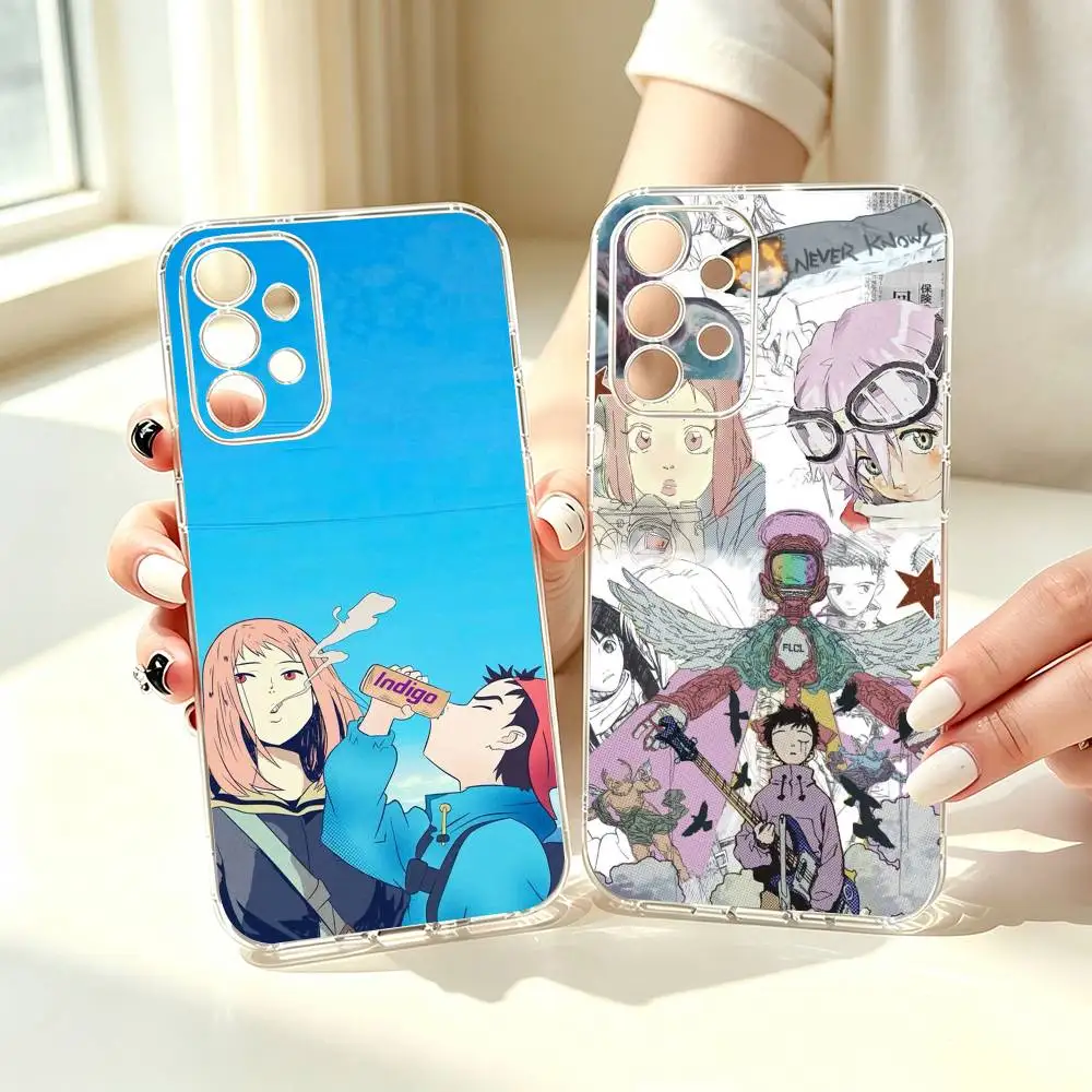 Fooly C-Cooly FLCL Anime Cyber Love  Phone Case Transparent Silicone Soft For Samsung S25,S24,S21,S22,S23,S30,Ultra,S20,Plus,Fe