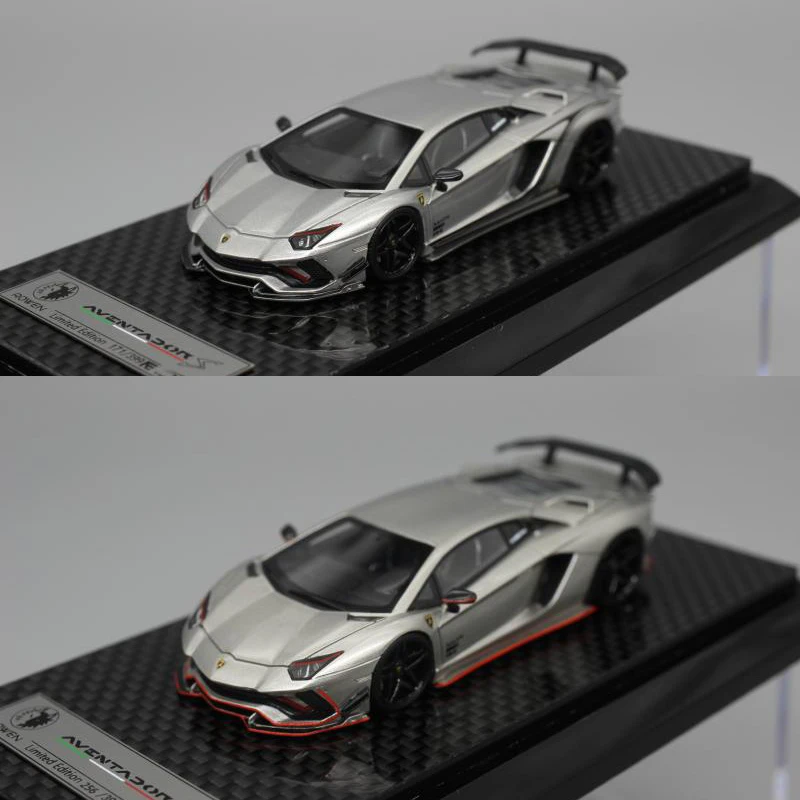 

1:64 Scale 2017 LP740-4 Aventador S Sports Car Simulation Resin Model Static Display Collectible Toy Gift Souvenir Decoration