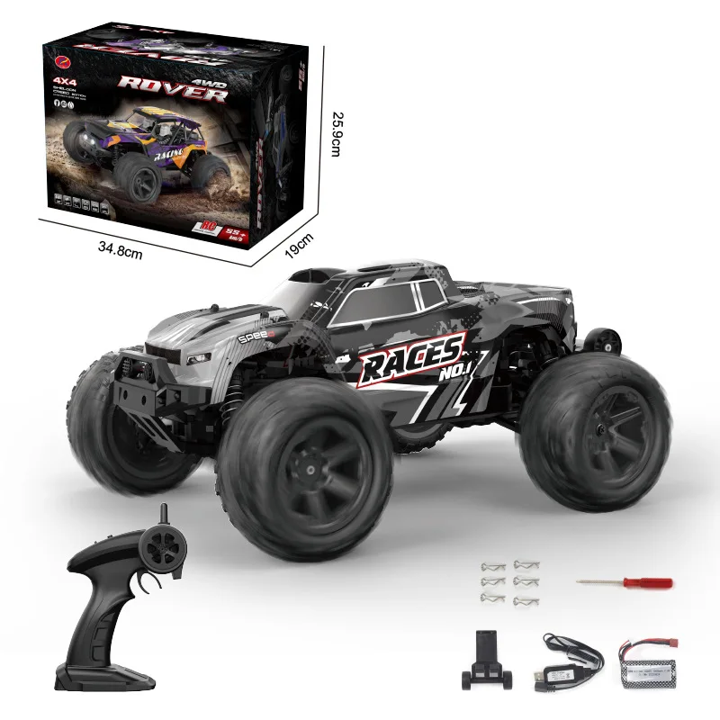 New 1: 14 High-speed Scooter Full Proportion Rc Remote-controlled Off-road Vehicle Four-wheel Drive Drift Racing Toy