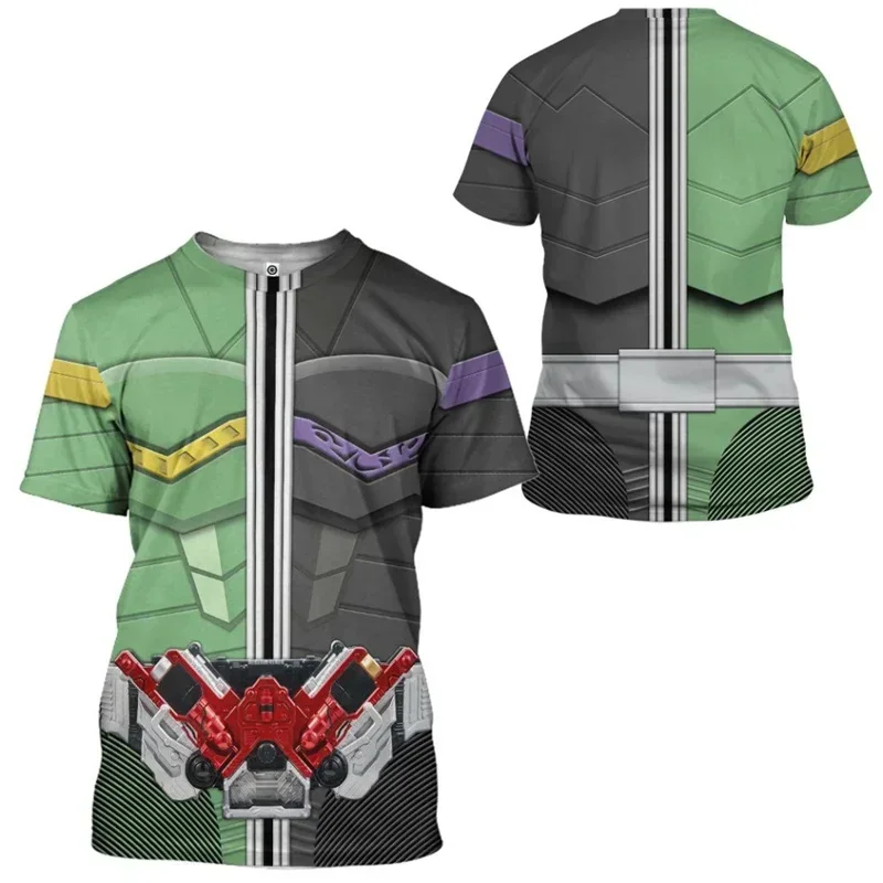 

Kamen Rider Whirlwind 3D printed Men's and Women's T-shirts summer street wear Cosplay