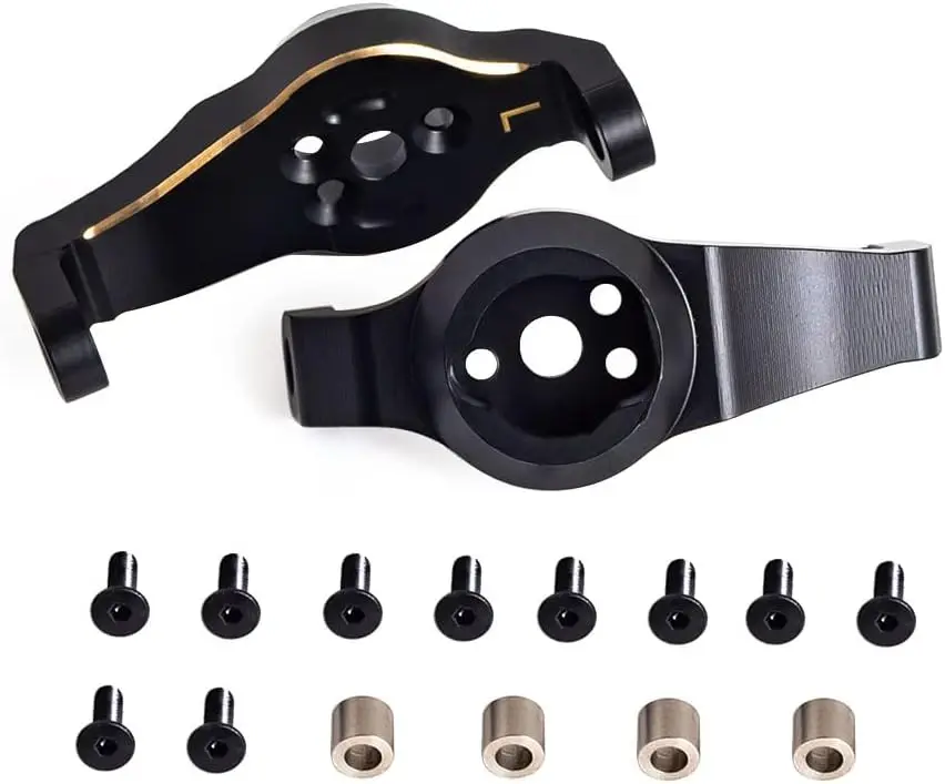 AMK TRX4 황동 카운터 웨이트 포털 액슬 하우징 1/10 RC 크롤러 TRX6 TRX-4 Bronco Defender 업그레이드(TRX4용 8 in 1 세트)