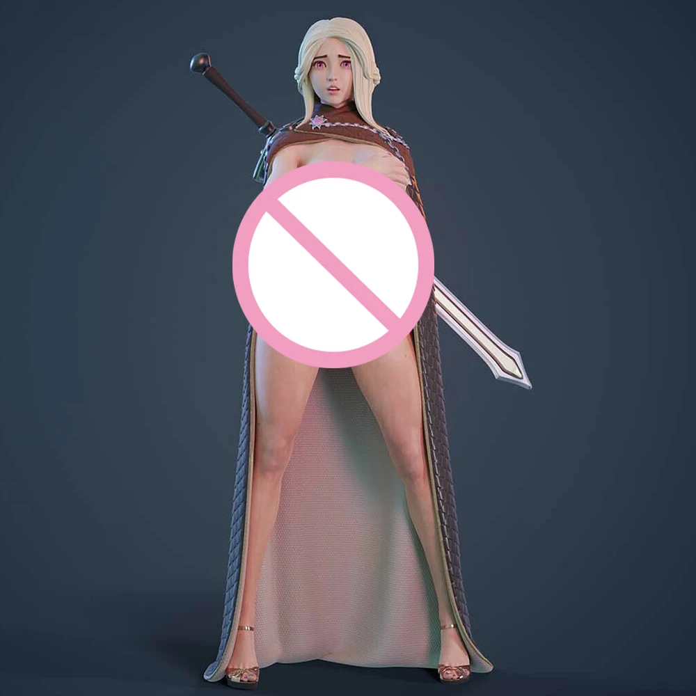 โมเดลพิมพ์ 3 มิติ นักรบหญิงสุดเซ็กซี่  ชุดประกอบโมเดลเรซิ่นยังไม่ลงสี  แบบจำลองขนาดเล็ก  ชุดประกอบโมเดล DIY  ของเล่นสำหรับผู้ใหญ่ ﻿