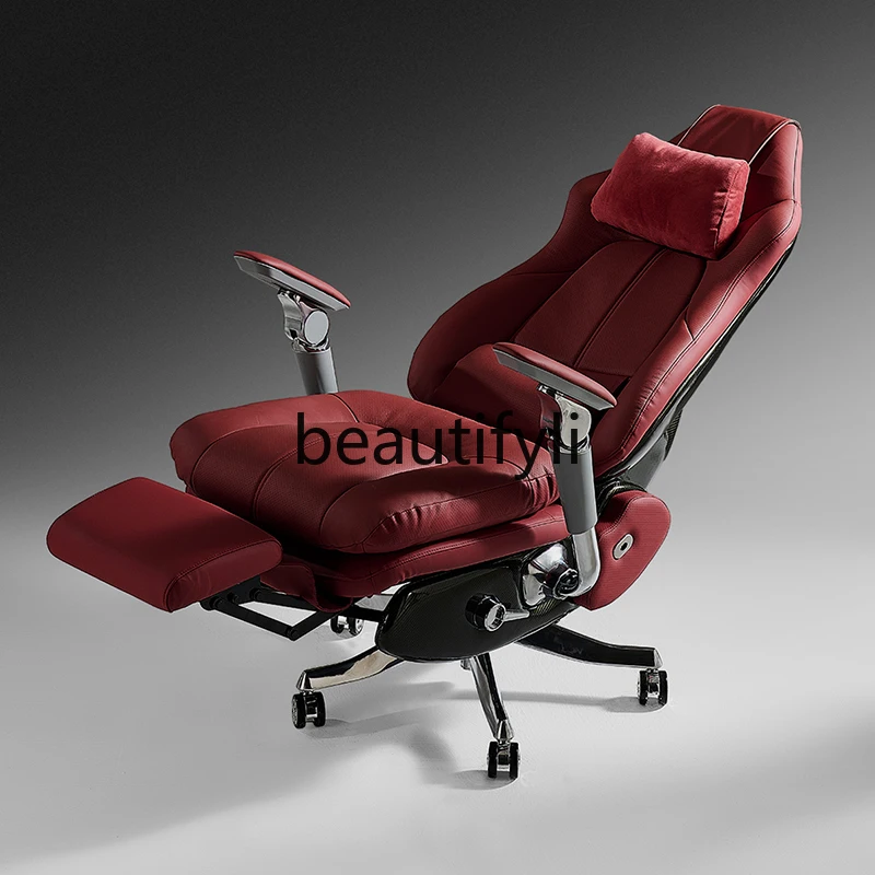 

E-Sports Chair Home Comfortable Sedentary Computer Chair Ergonomic Gaming Chair Electric Massage Advanced