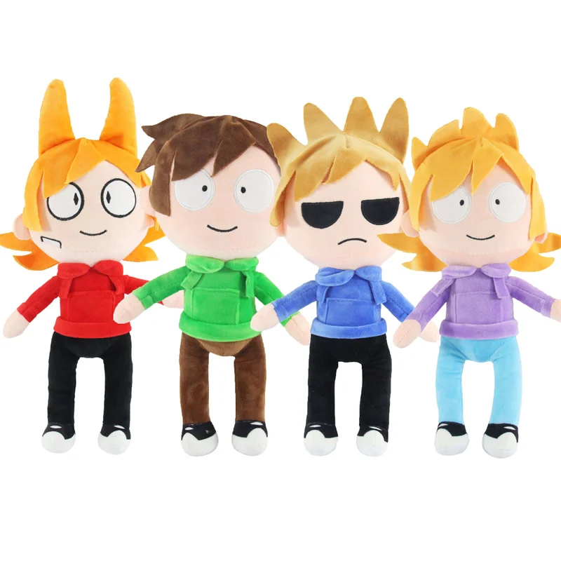 

4pcs/lot Eddsworld Plushies Set Edd Tord Matt Tom Cartoon Plush Toy Stuffed Doll Soft Figures Anime Home Decor Children Kid Gift