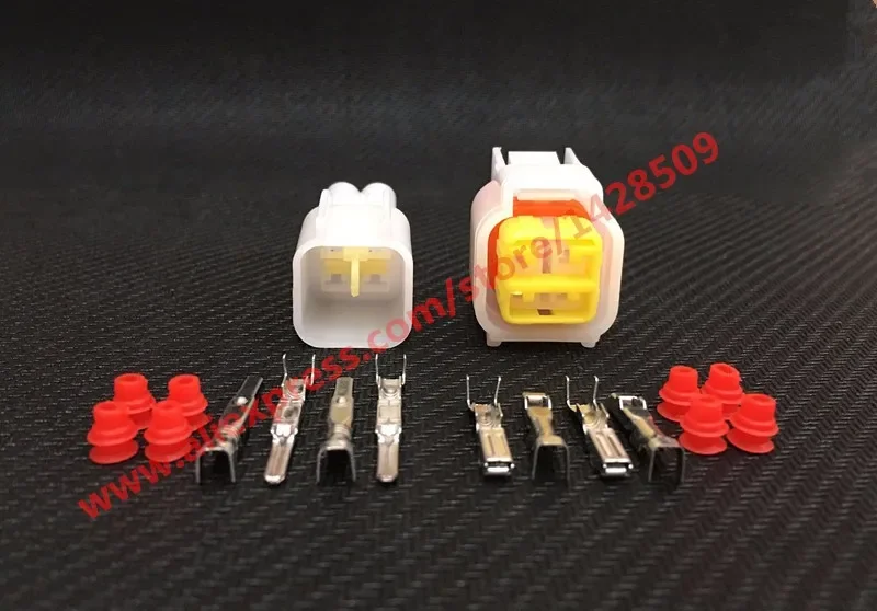 1 Set 4 Pin FW-C-4M-B FW-C-4F-B Female Male Waterproof Electrical Wire Connector Plug Auto Connectors