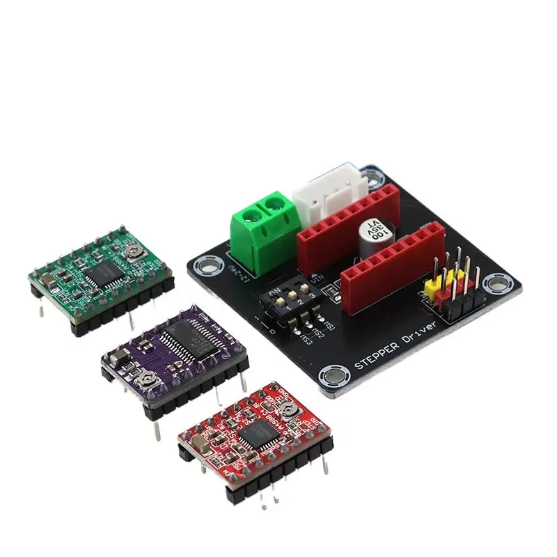 

3D Printer Parts StepStick A4988 DRV8825 Stepper Motor Driver With Heat sink Carrier Reprap RAMPS 1.4