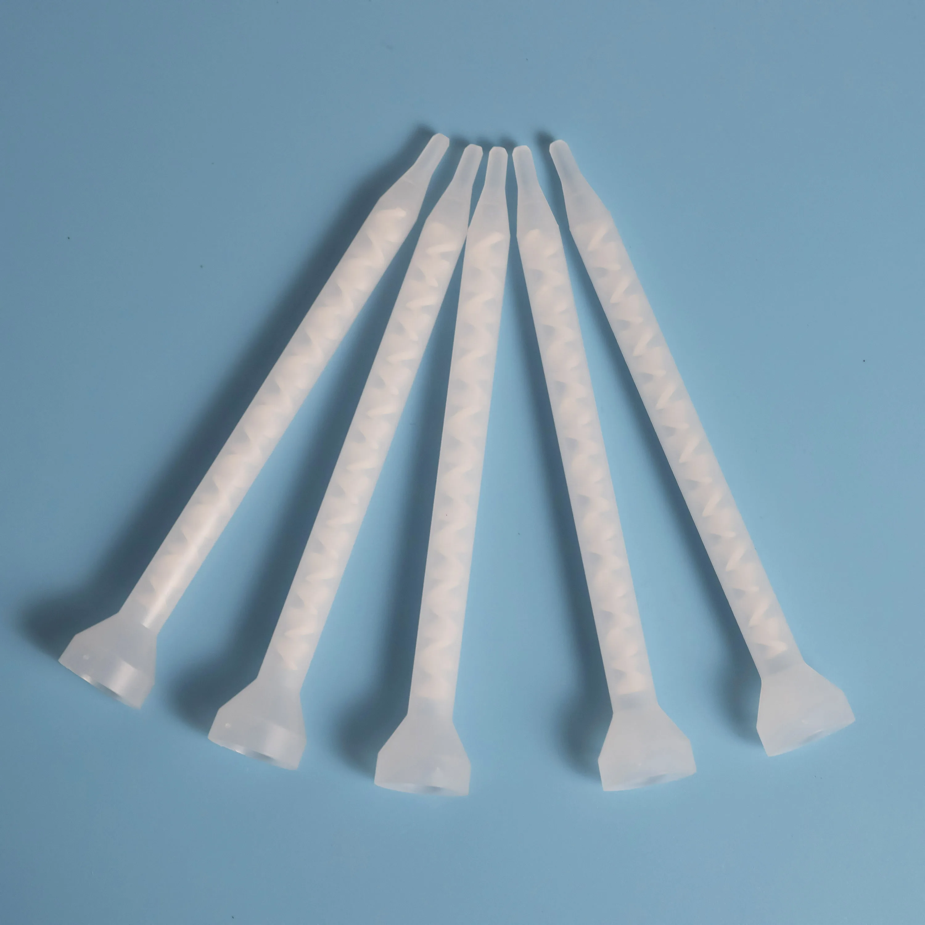 Nordson EFD TAH 160-616 Static Mixer Nozzle 7700831 Disposable Plastic Spiral Mixing Tube Bell Mixer PP 100 pcs