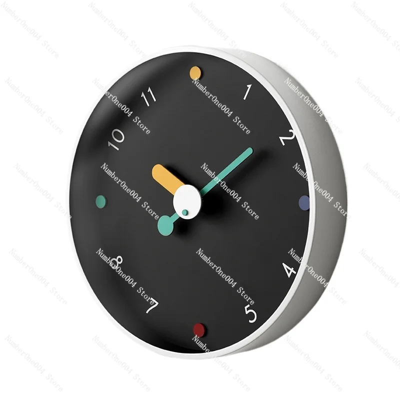 

Creative and simple household wall clock art, personalized wall-mounted clock, silent light luxury style, living room fashion