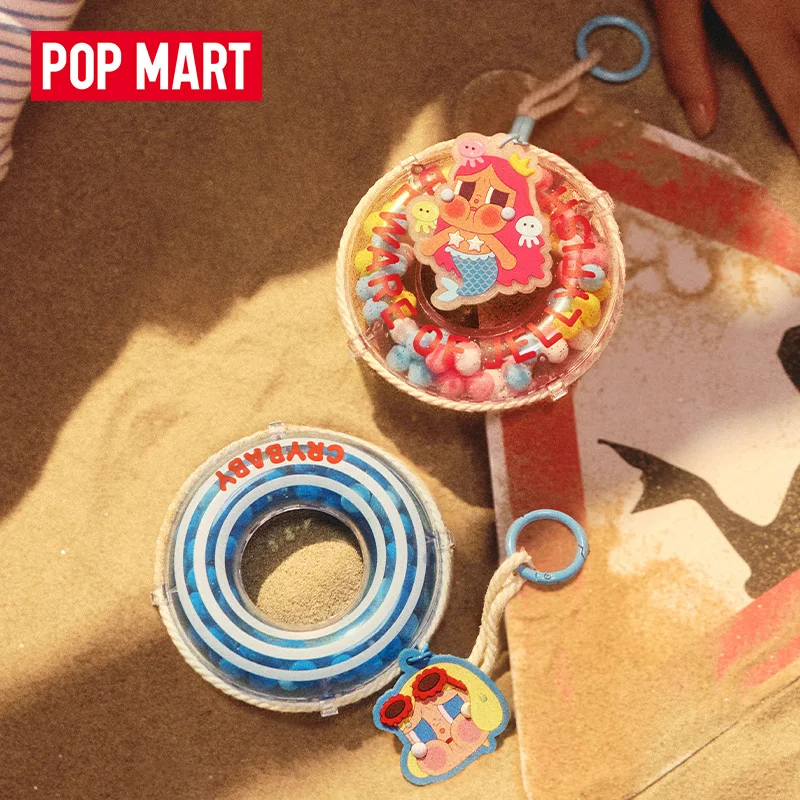 Popmart Crybaby وضع العطلة على سلسلة المفاتيح صندوق أعمى حقيبة أنيقة ديكور جمع Crybaby صندوق غامض مفاجأة هدايا عيد الميلاد #5