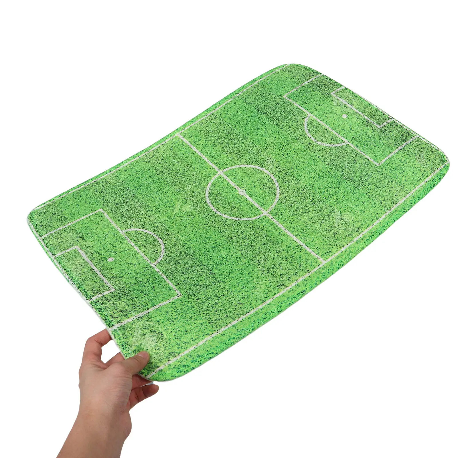 

Tabletop Football Game Mat 40x60cm Interactive Finger Flick Soccer Pad Realistic Field Mat Party Indoor Family Play