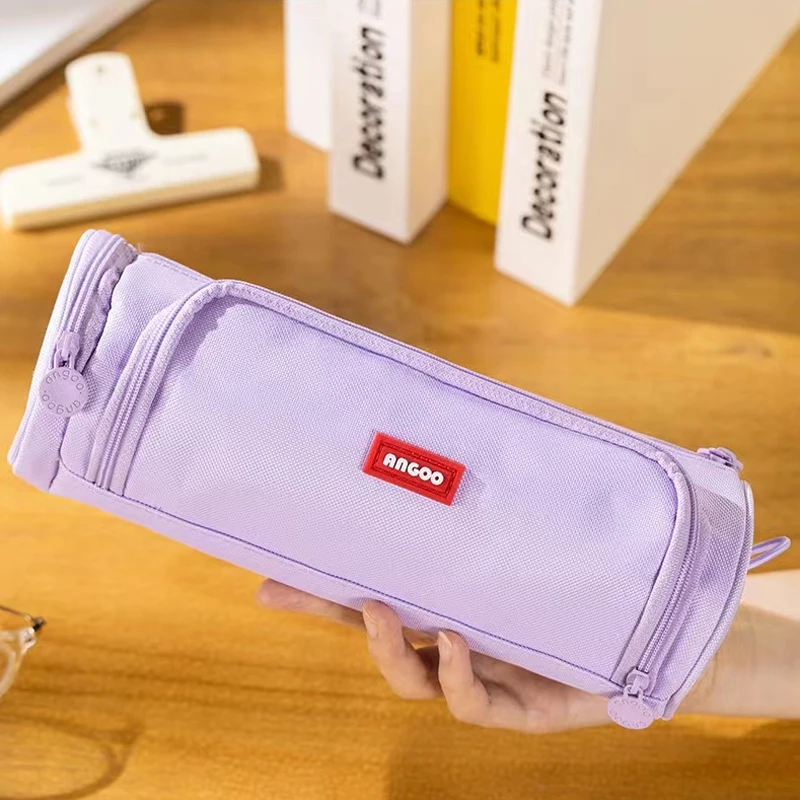 Trousse à Crayons à 3 Compartiments pour Poudres de Lycée, Fournitures de Rentrée Sвpour Garçon et Fille