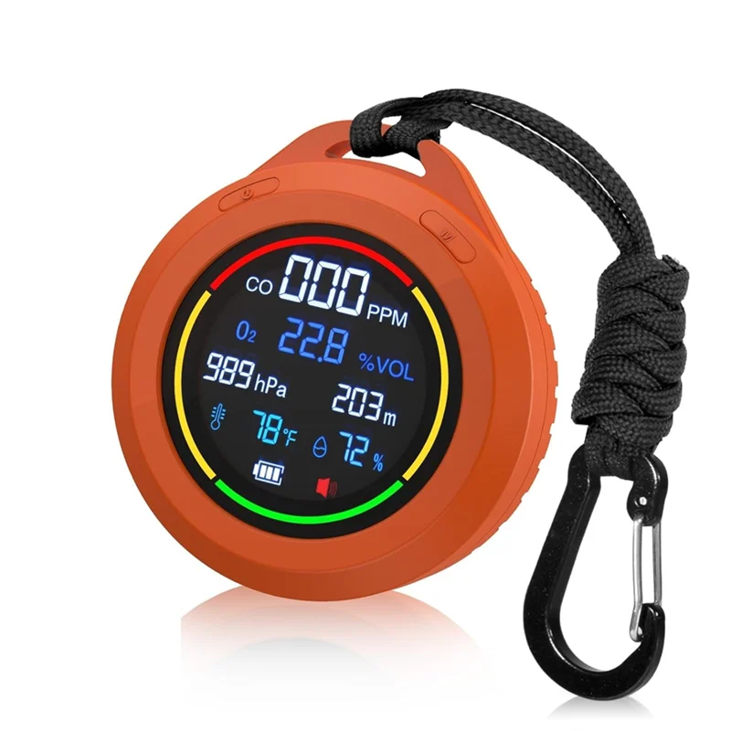 

ABKQ-детекторы угарного газа, монитор качества воздуха с высотомером, барометром, монитором температуры и влажности, детектор CO 6 в 1