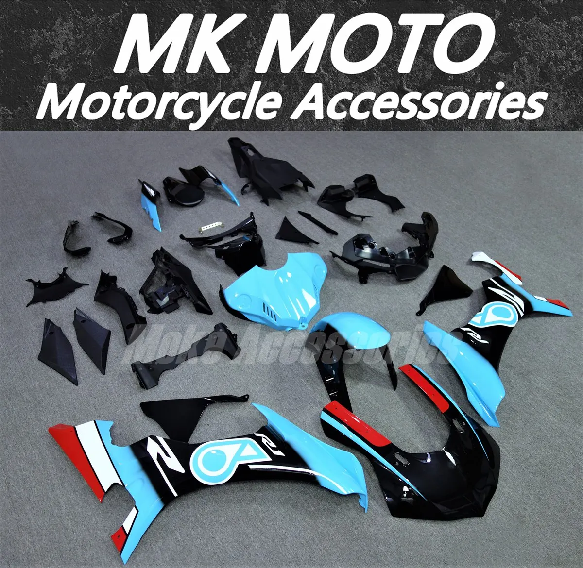 

Комплект обтекателей для Yzf R1M R1 2015-2019, высококачественный комплект кузовных деталей из АБС-пластика, черный с синим, изготовленный методом литья под давлением.