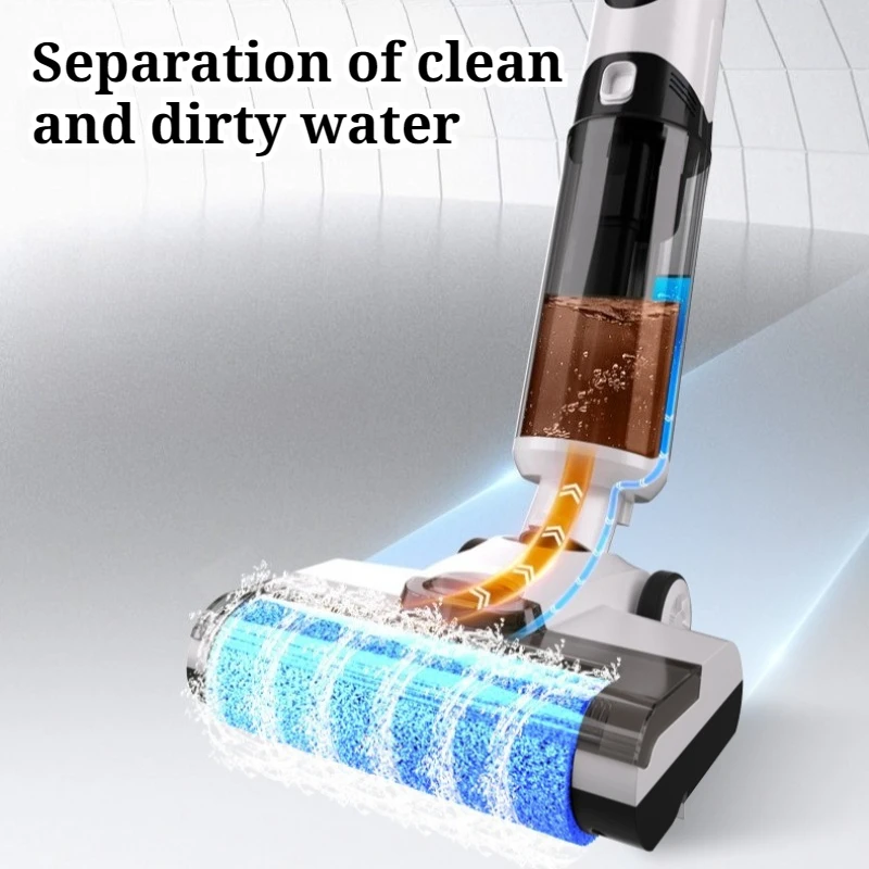 Wireless Household Automatic Wet Dry Vacuum Cleaner Long Battery Life Strong Suction Force Convenient Electric Vacuum Cleaner