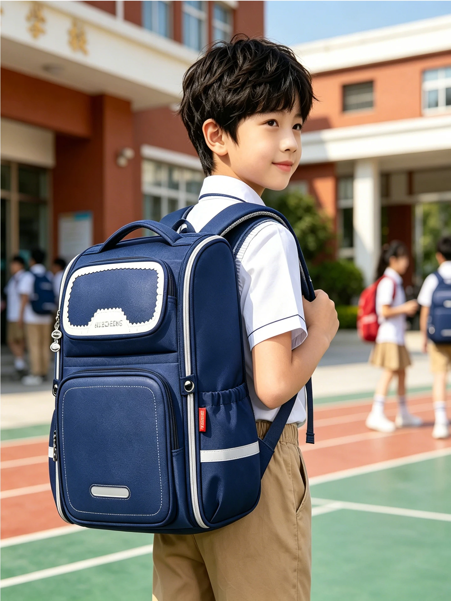british-style-large-capacity-backpack-primary-school-students-grade-four-five-six-gender-neutral-bookbag-with-shoulder-straps