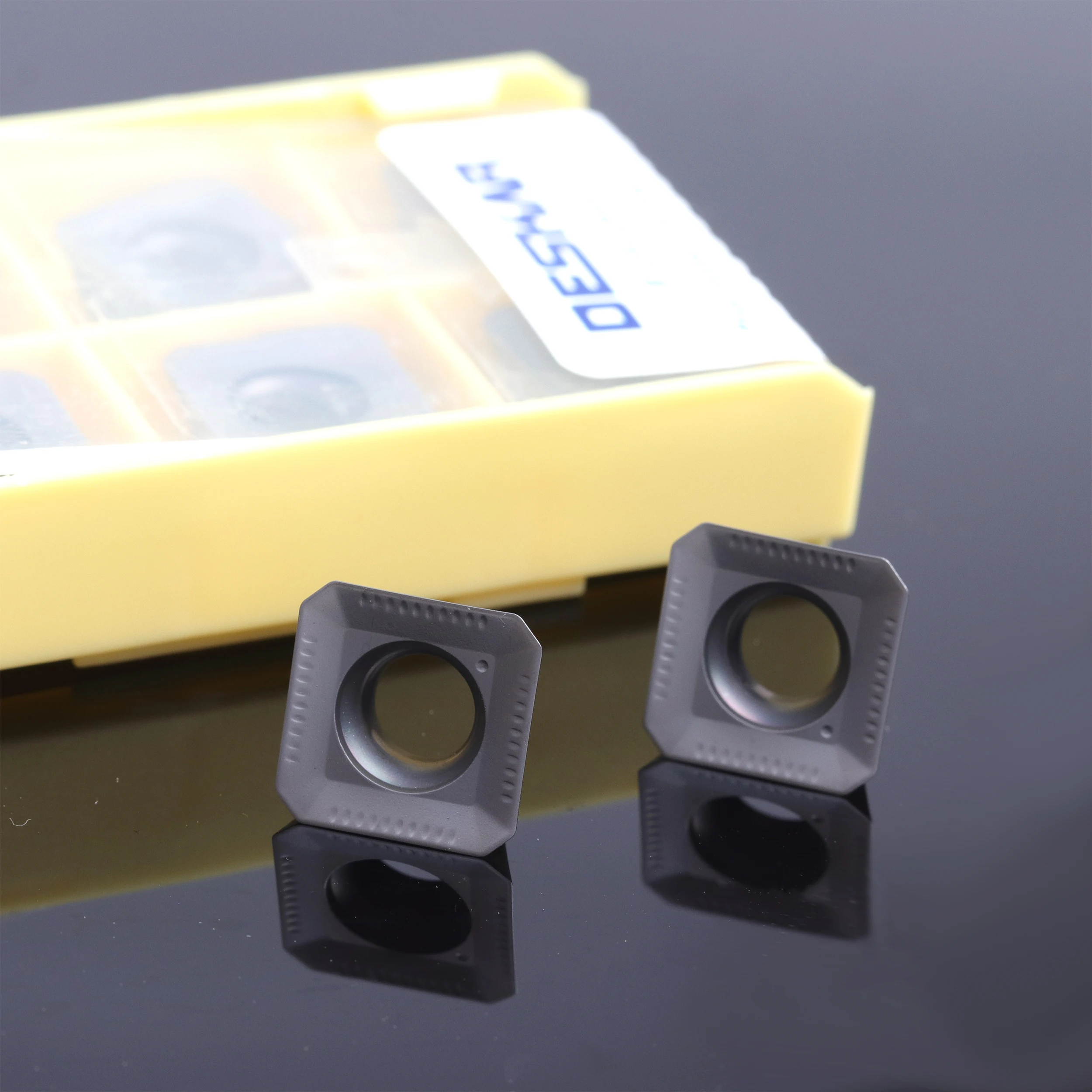 Imagem -02 - Deskar Sekt1204 Aftn xm Lf6018 Lda Torno de Fresagem Inserção Carboneto Lâmina Usinagem Cnc Fresagem Torneamento Ferramentas Sekt 1204 Inserção