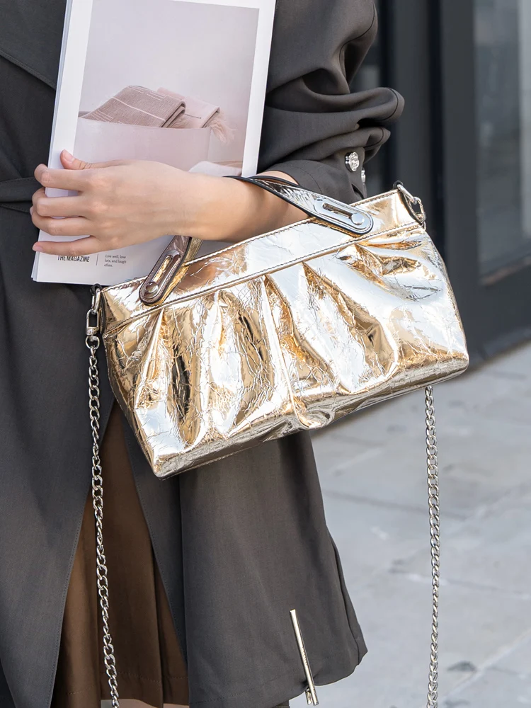 

Высококачественная сумка из натуральной яловой кожи, большая сумка Capaci, многофункциональная повседневная женская сумка из модной кожи Sli Personali