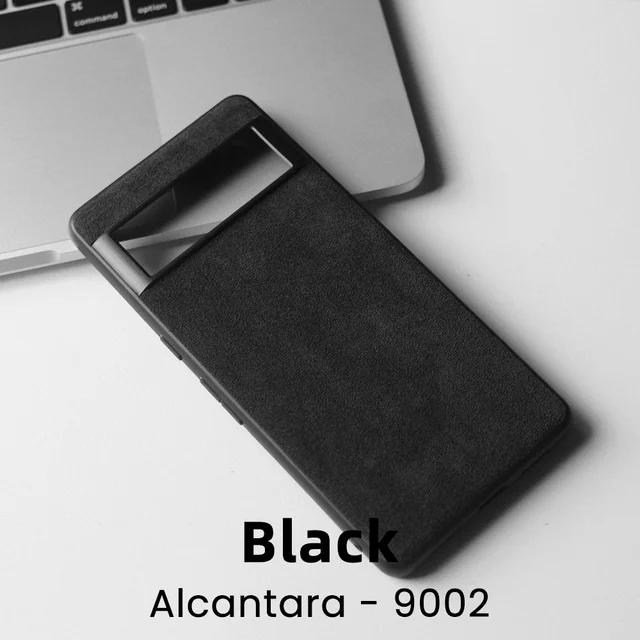 Luxury Alcantara Natural Suede Leather Case for Google Pixel 9 Pro XL 5G 8 Pro 8A 7A 7 6A 6 Pixel Fold Business Phone Cover